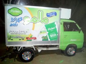 Car Advertising with printing ads