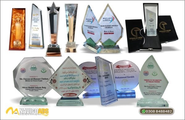 Shields Pakistan | Crystal Shields | Acrylic Shields-NavicoAds