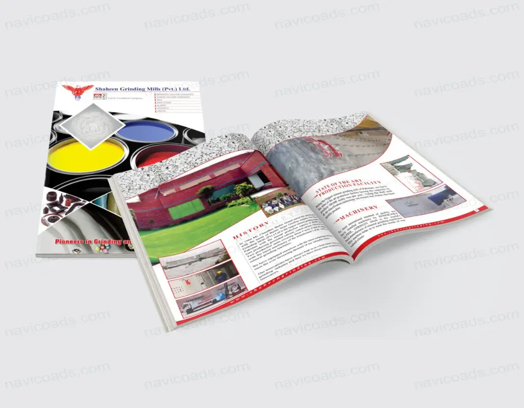 Interactive brochure design in Lahore