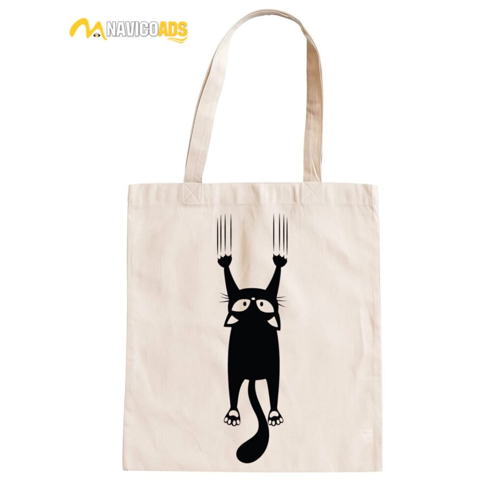 Black Cat Tote Bag,
