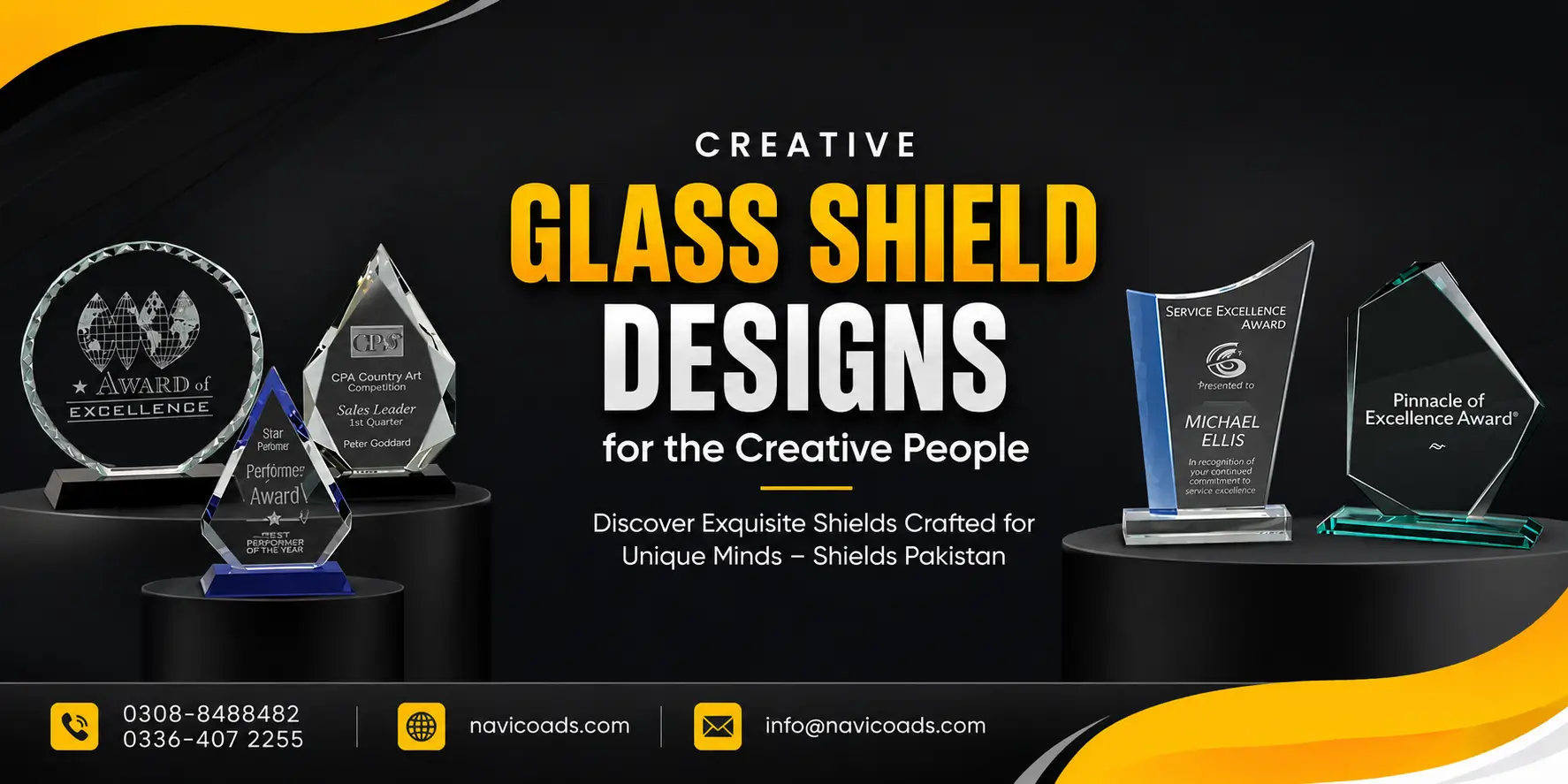 Glass Shields Design & Printing Services in Pakistan