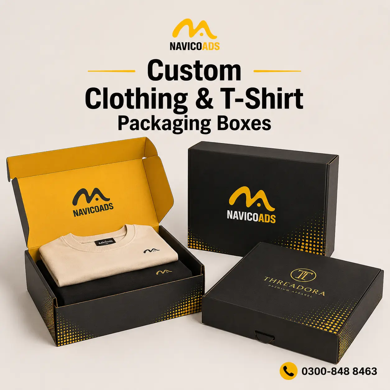 Clothing and T-Shirt Packaging Boxes