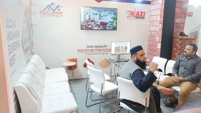 Construction company exhibition stall