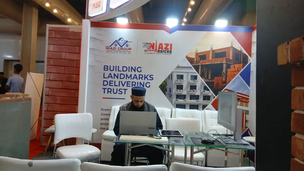 Niazi Group of Construction Exhibition Stall Design & Setup at Expo Center | August 2026