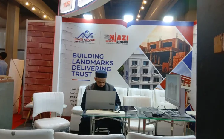 Niazi Group branded exhibition booth