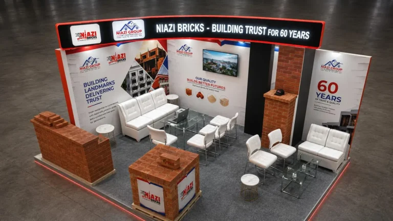 Niazi Group of Construction exhibition stall